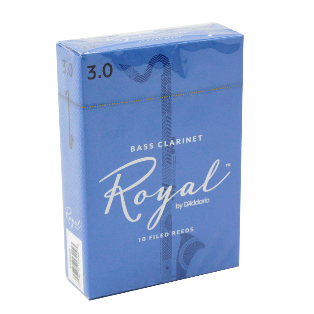 D’Addario Woodwinds/RICO LRICRYBCL3 リコロイヤル バスクラリネットリード［3］