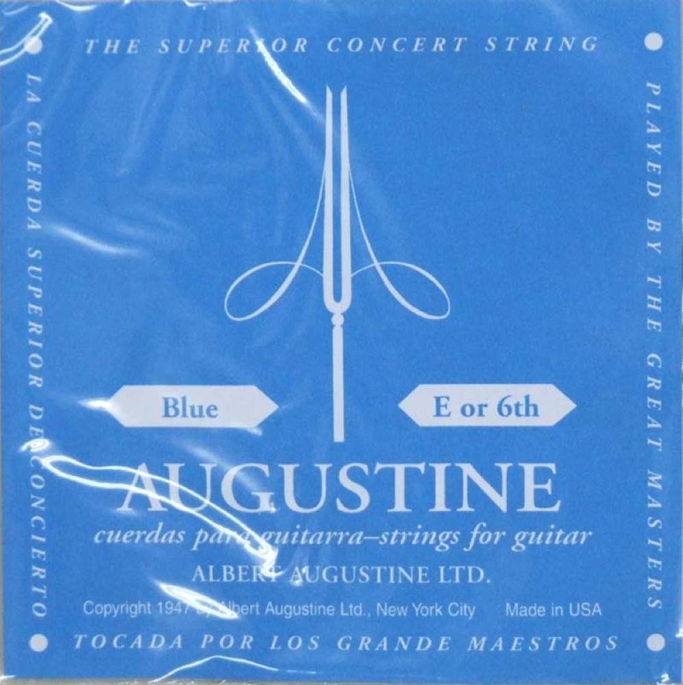 AUGUSTINE BLUE 6弦 クラシックギター弦 バラ弦