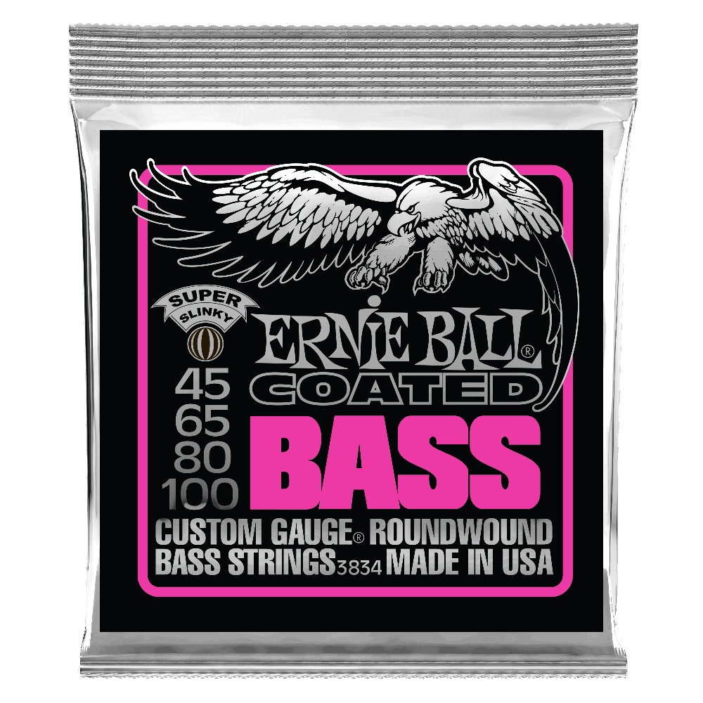 ERNIE BALL 3834 Coated Super Slinky BASS エレキベース弦