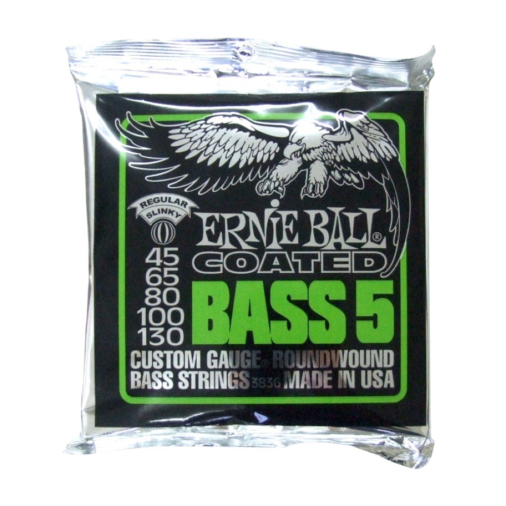 ERNIE BALL #3836 Coated Regular Slinky Bass 5 5弦用ベース弦