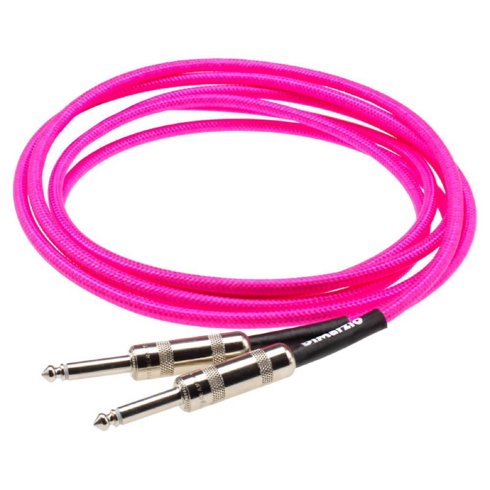 Dimarzio EP1718SS NEON PINK ギターケーブル