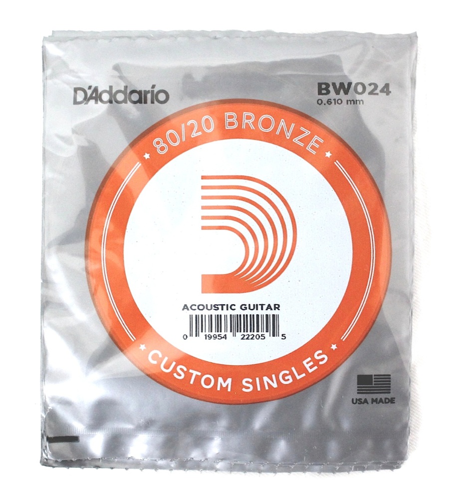 D’Addario BW024 80/20 Bronze バラ弦