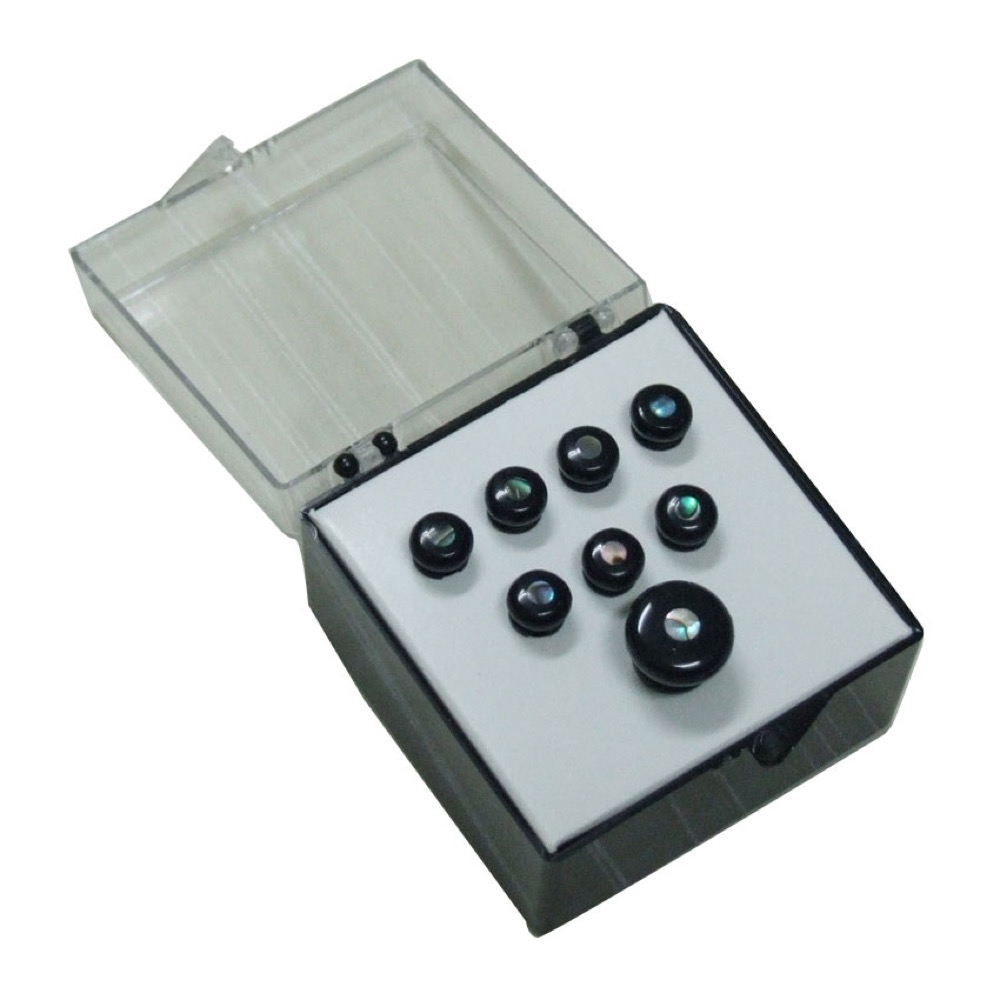 MARTIN 18APP42 ブリッジピン＆エンドピンセット ブラック/パール