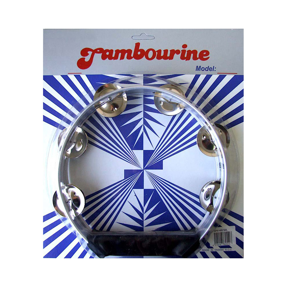 KIKUTANI MM-6H SIL アルミタンバリン 8インチ