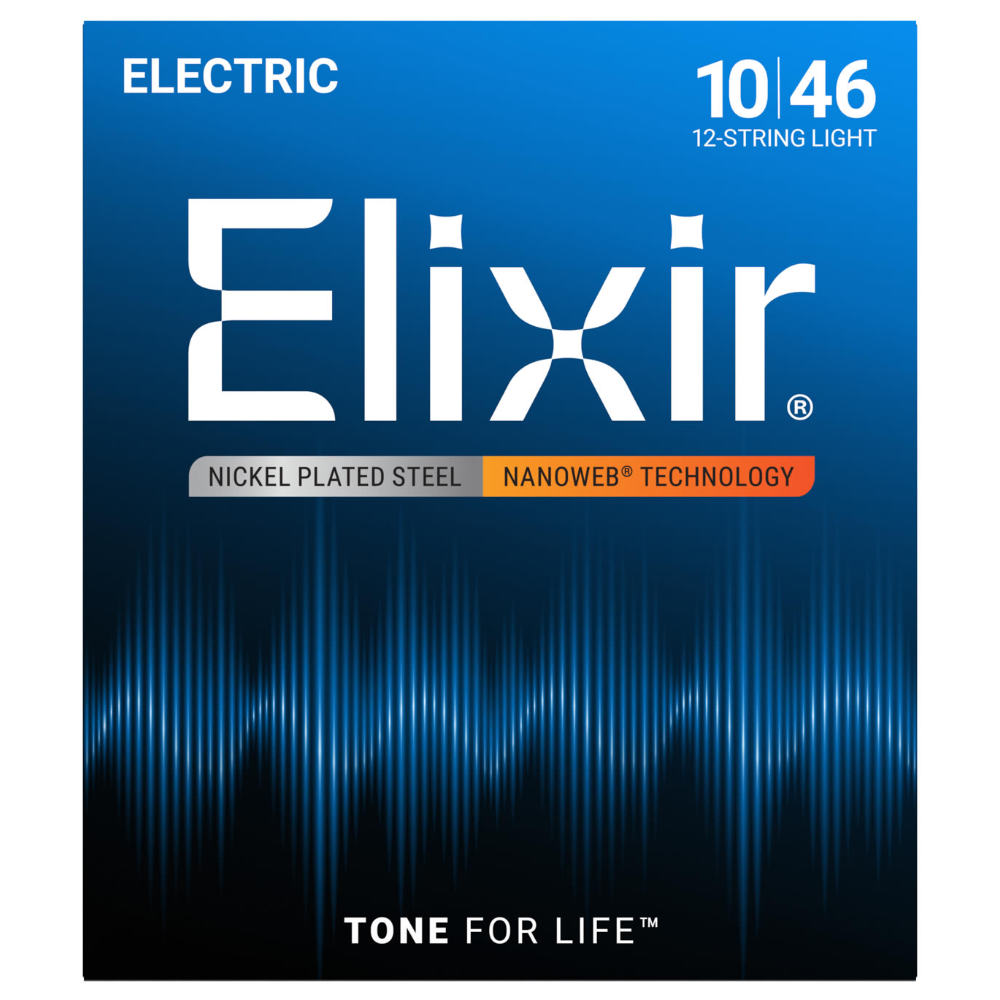 ELIXIR 12450 NANOWEB 12-String Light 10-46 12弦エレキギター弦