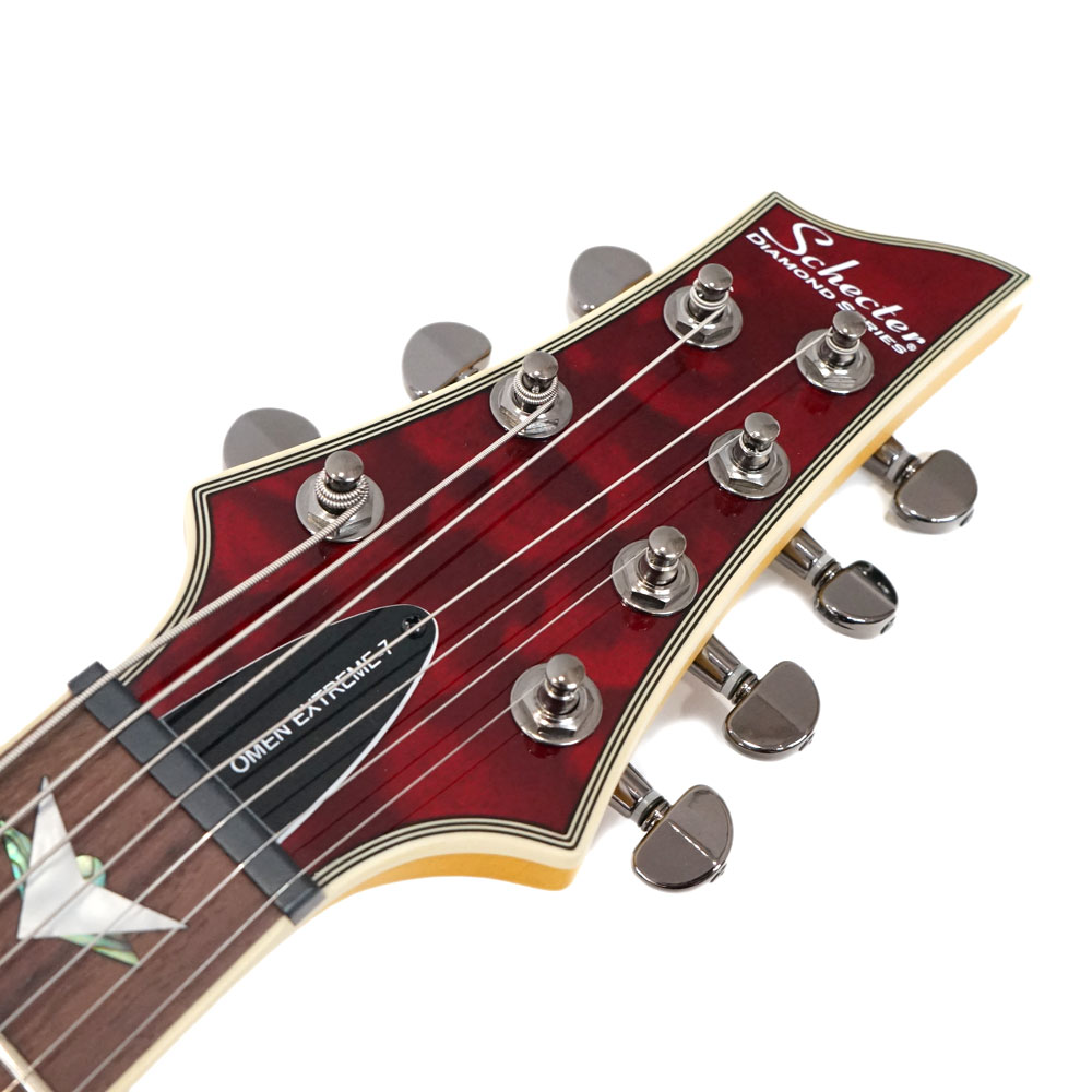 SCHECTER AD-OM7-EXT BCH 7弦エレキギター ヘッド正面