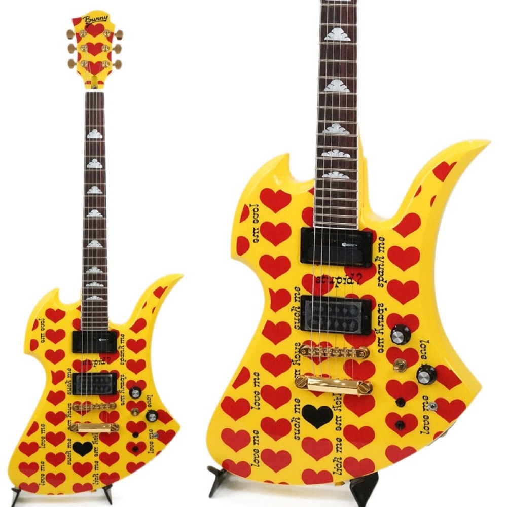 Burny Mg 165s Hy Hideモデル イエローハート エレキギター フェルナンデス Hideモデル Yellow Heart イエローハート Chuya Online Com 全国どこでも送料無料の楽器店