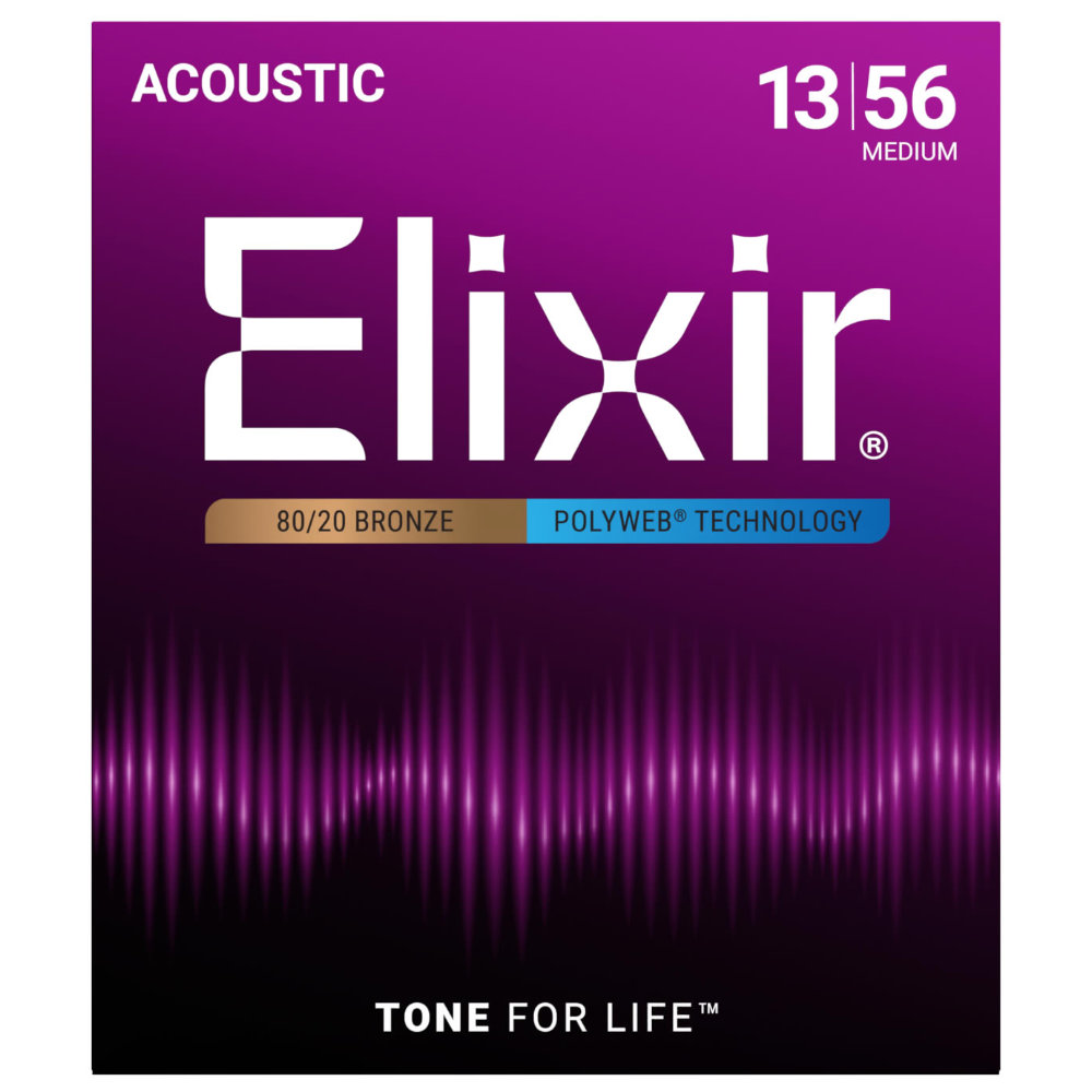 ELIXIR 11100 ACOUSTIC POLYWEB Medium 13-56 アコースティックギター弦