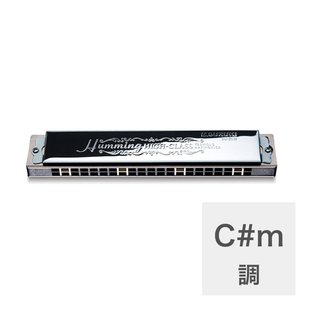 SUZUKI SU-21W C#m 高級ハミング 21穴 複音ハーモニカ