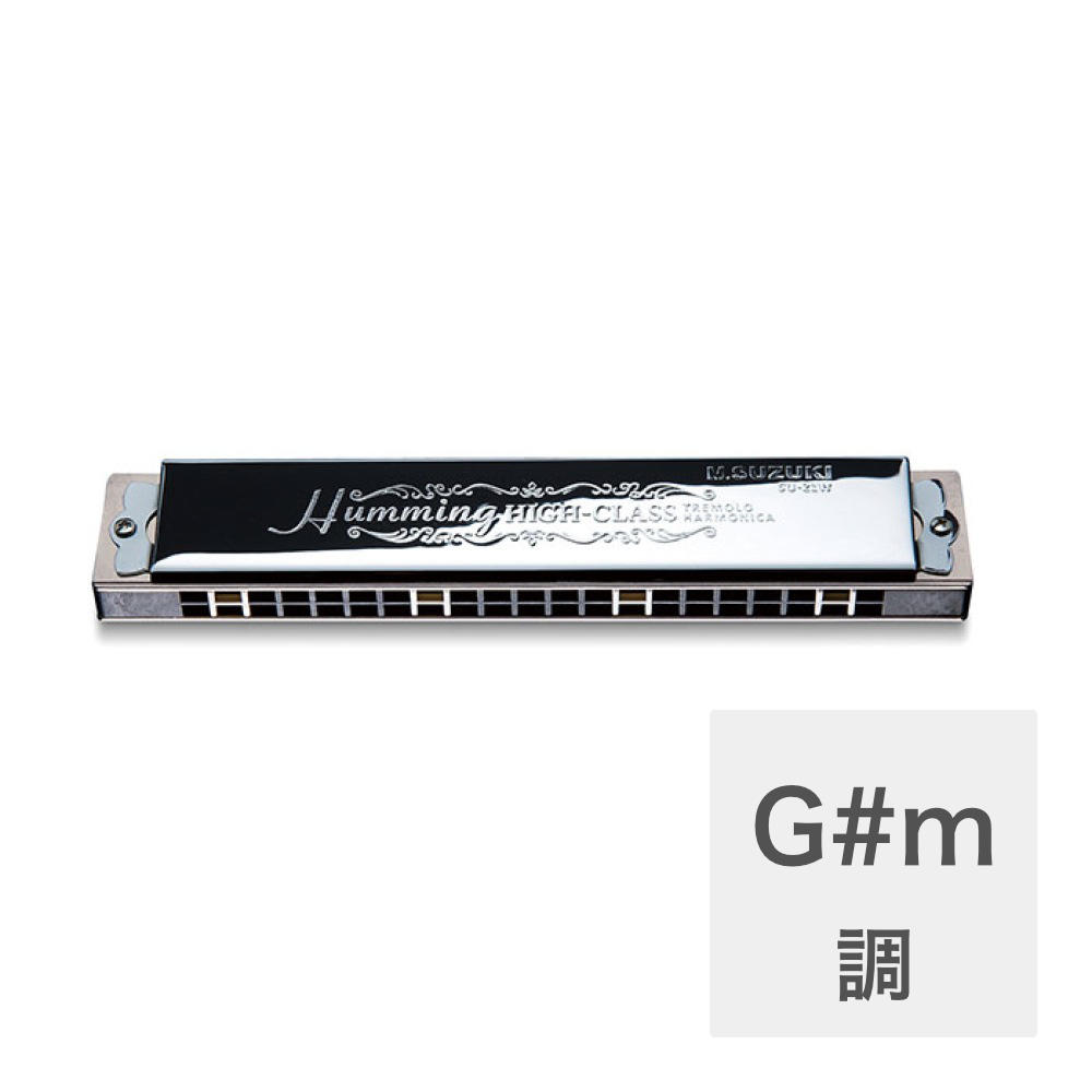SUZUKI SU-21W G#m 高級ハミング 21穴 複音ハーモニカ