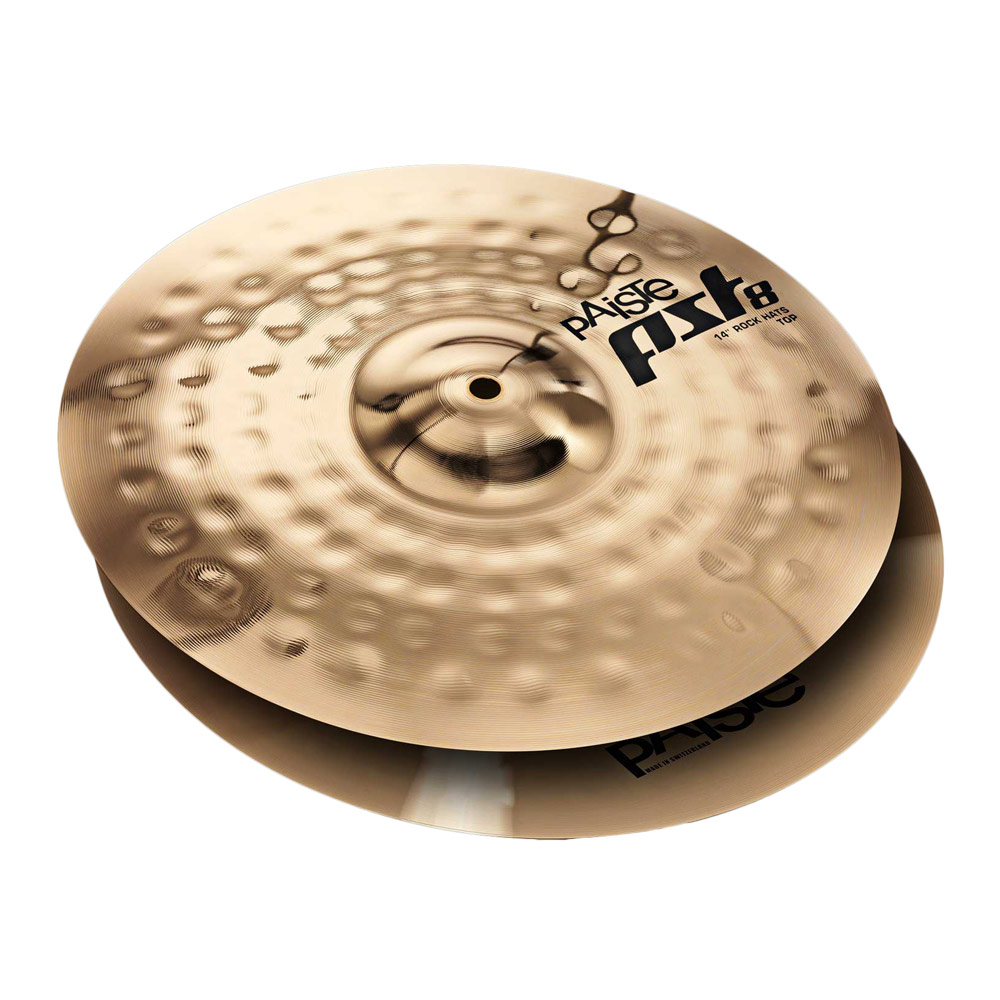 PAISTE PST 8 Reflector Rock Hats 14” TOP 14インチ ハイハットシンバル トップ