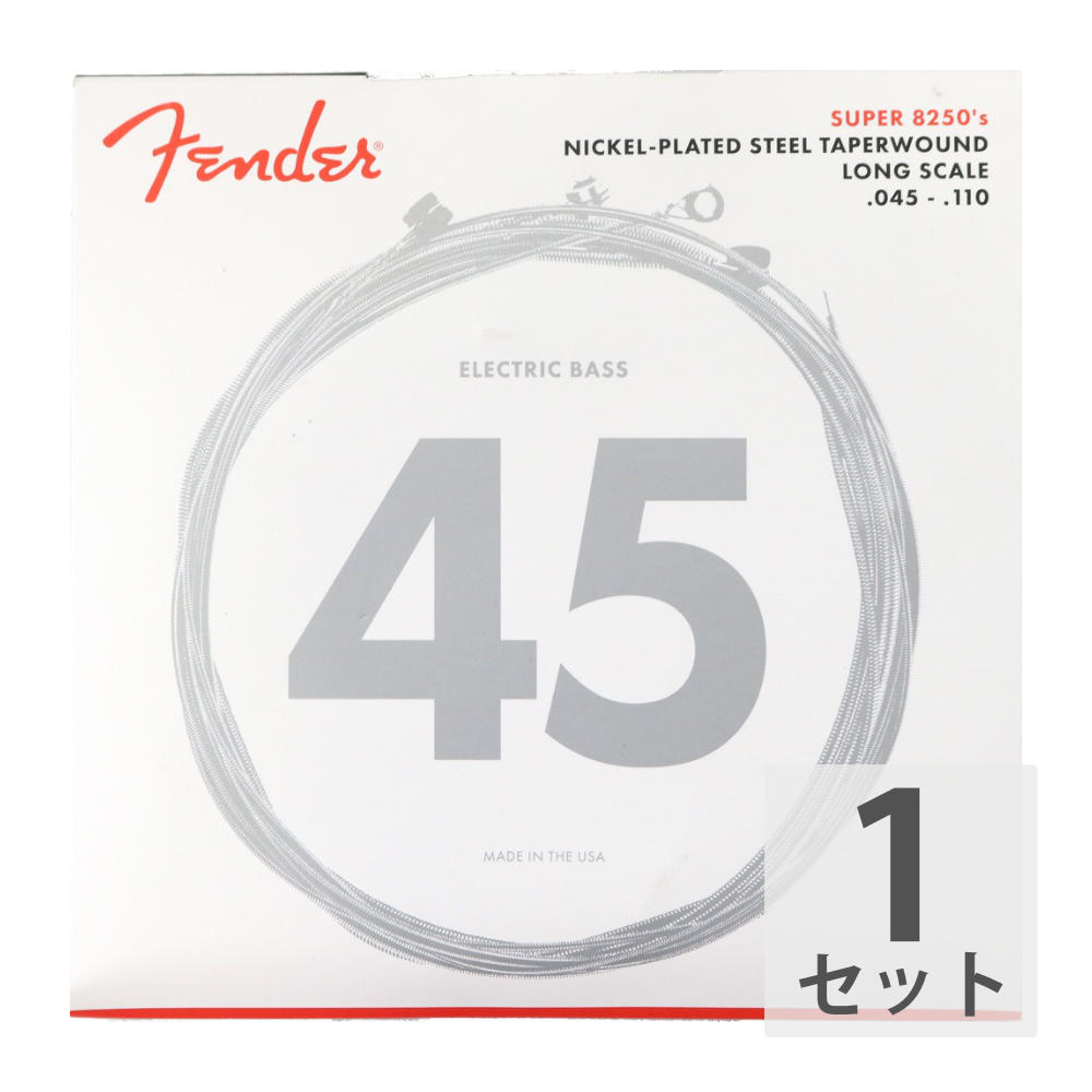 Fender Bass Strings Nickel Plated Steel 8250M 45-110 フェンダー エレキベース弦