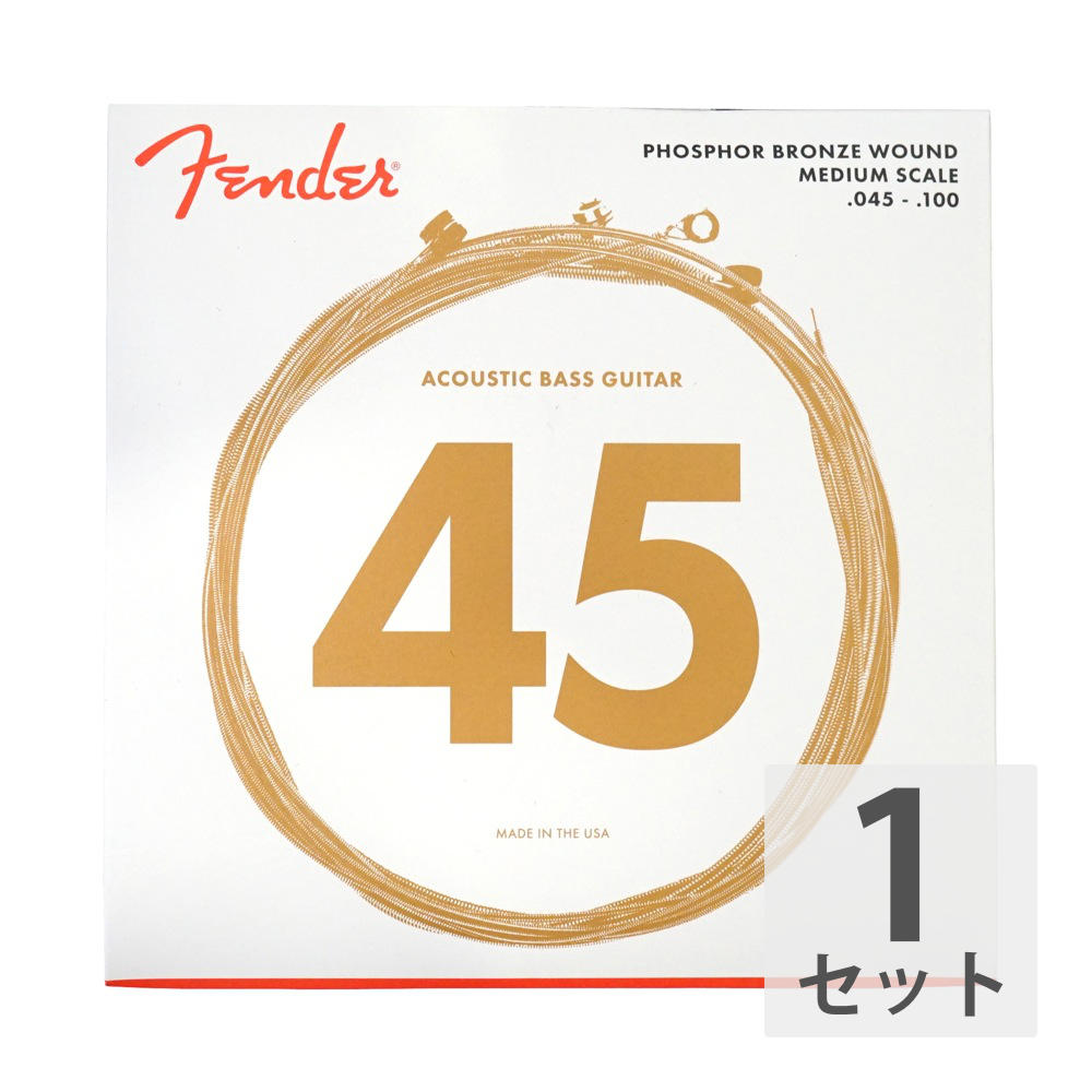 Fender 7060 Acoustic Bass Strings Phosphor Bronze 45-100 アコースティックベース弦
