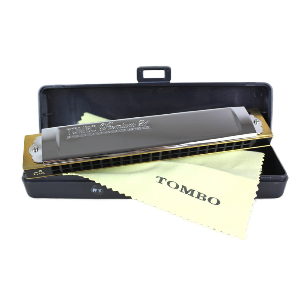 TOMBO NO.3521 C♯m プレミアム21 複音ハーモニカ21穴