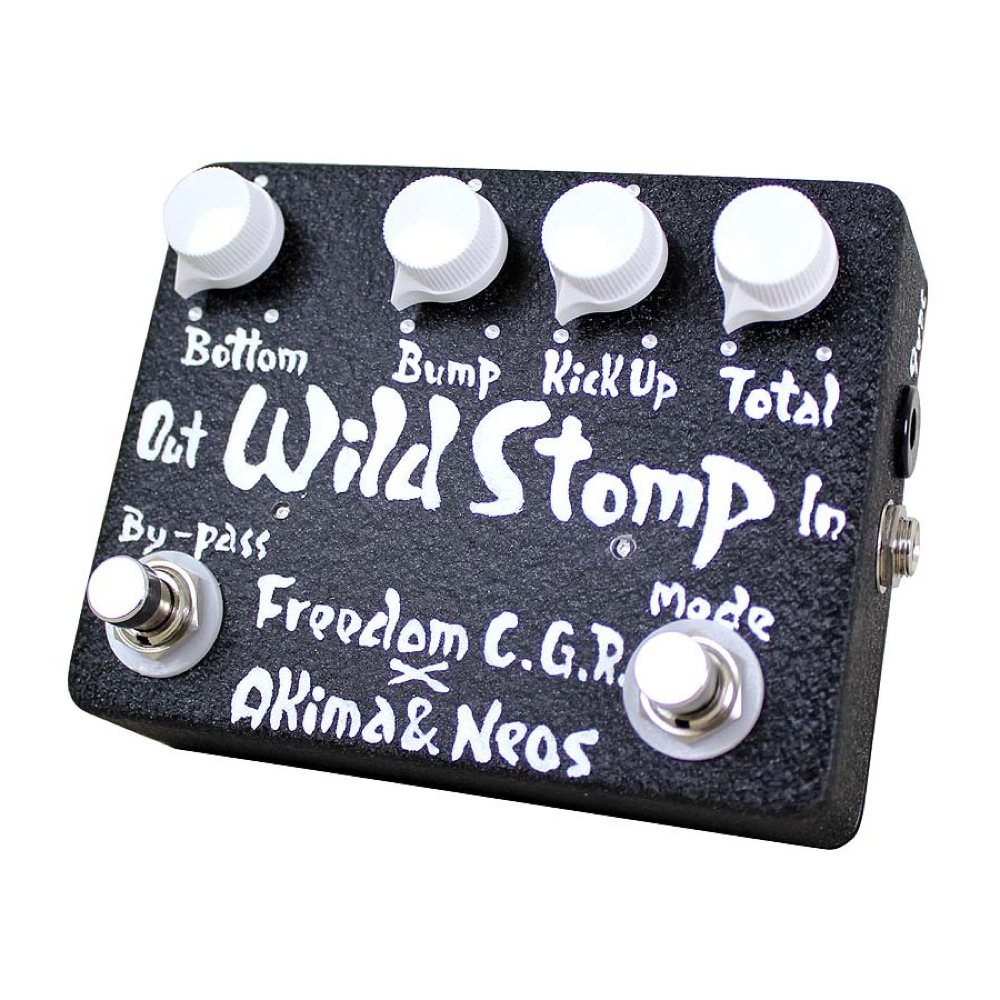 Freedom Custom Guitar Research × AKIMA ＆ NEOS Wild Stomp AN-EF-01 BLACK  ベース用エフェクター