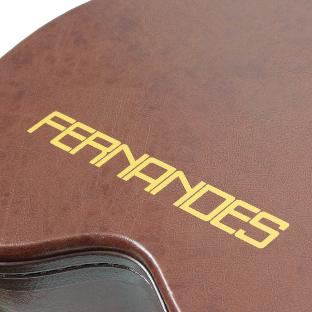 FERNANDES FIT ZO BR ZO-3用フォームフィットハードケース ケース表面、ロゴ部