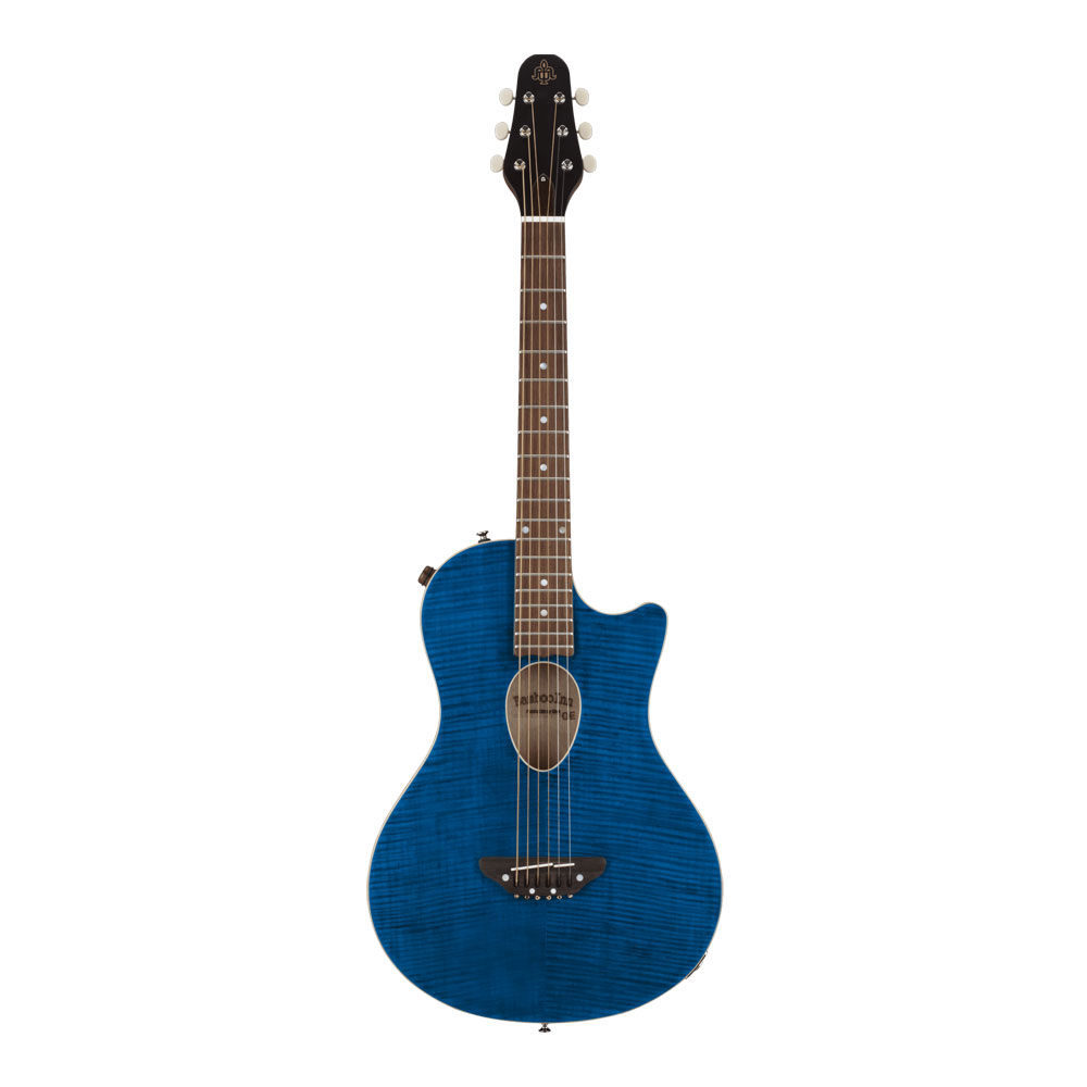 BambooInn BambooInn-CE See Thru Blue フォーク弦タイプ エレクトリックアコースティックギター
