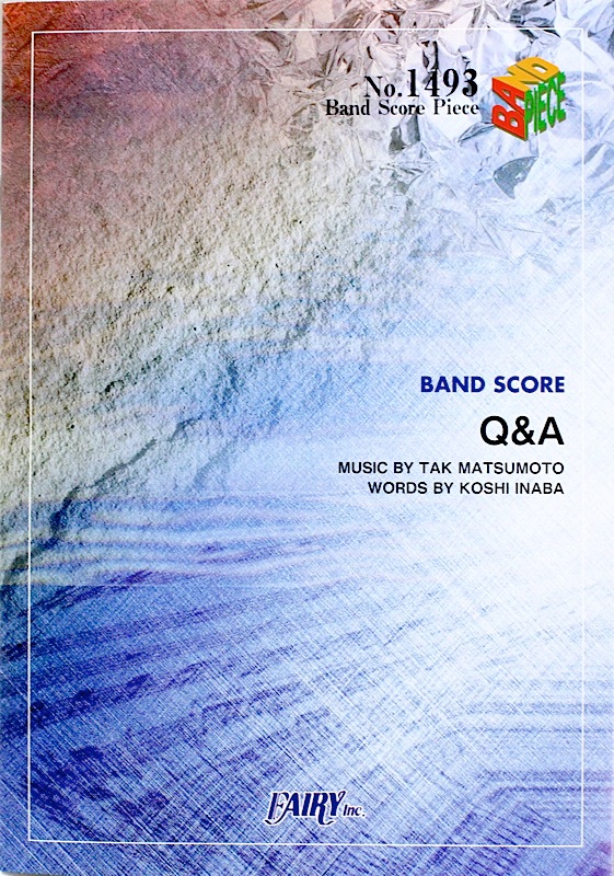 BP1493 Q＆A B'z バンドピース フェアリー