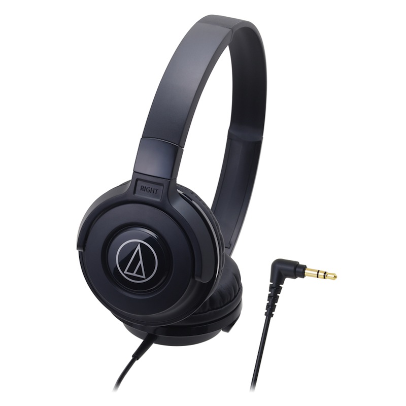 AUDIO-TECHNICA ATH-S100 BK ポータブルヘッドホン