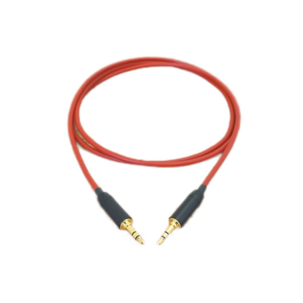 Bispa SCRHP-MM レッド ヘッドホン/イヤホン用ケーブル