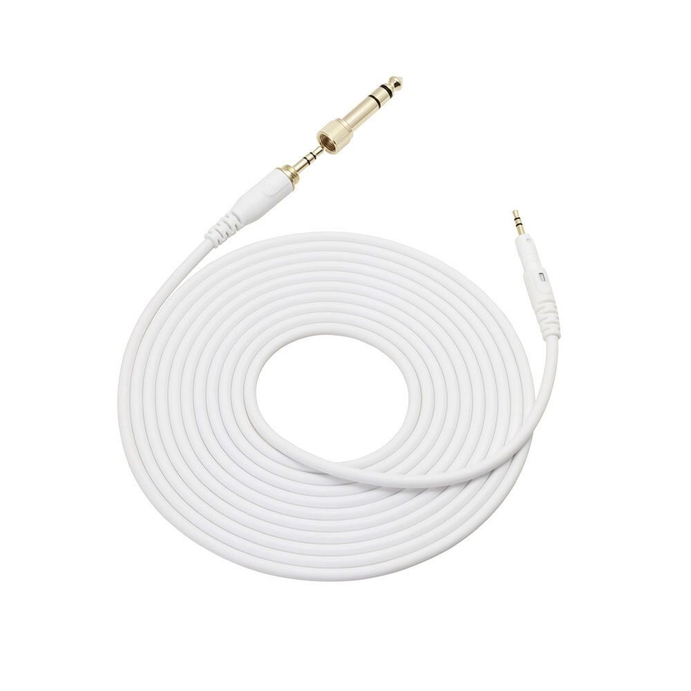AUDIO-TECHNICA オーディオテクニカ ATH-M50xWH プロフェッショナルモニターヘッドホン オーテク OFCリッツ線3mストレートコード