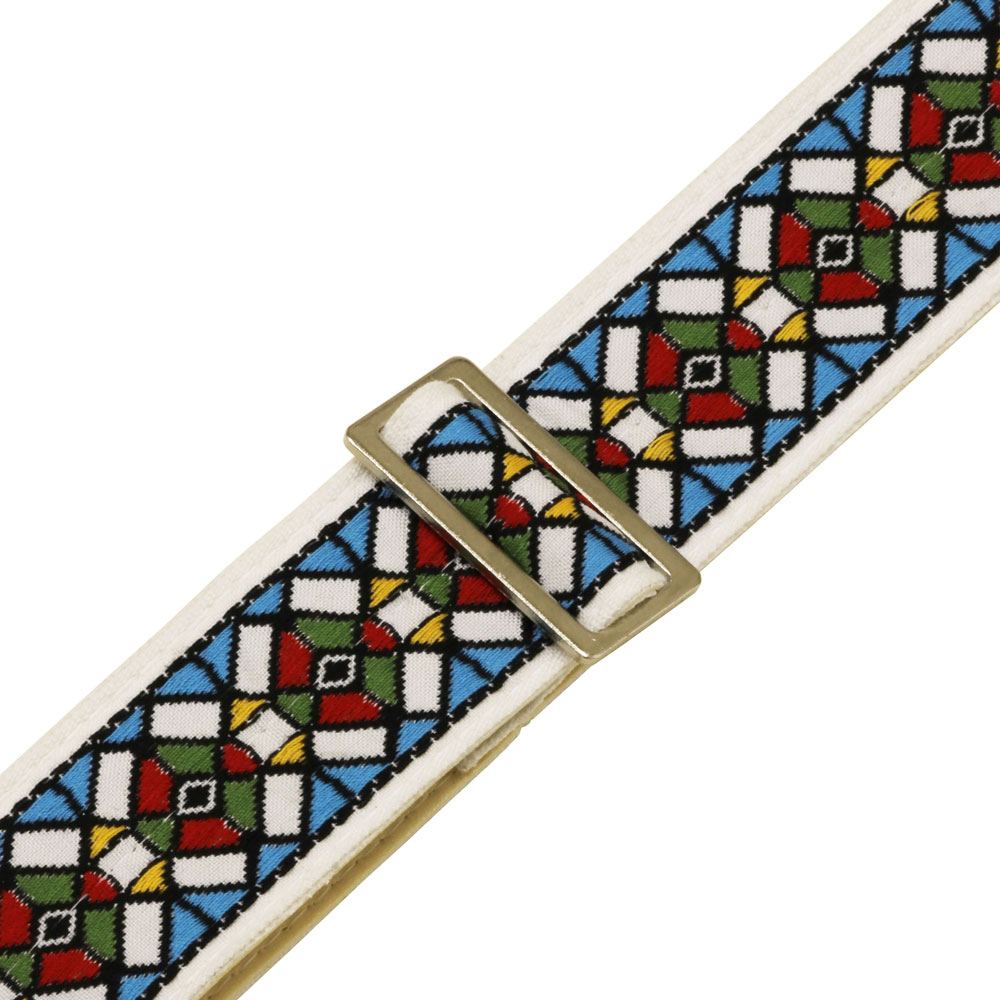 D’Andrea Ace Guitar Straps ACE-3 Stained Glass ギターストラップ 表面の画像