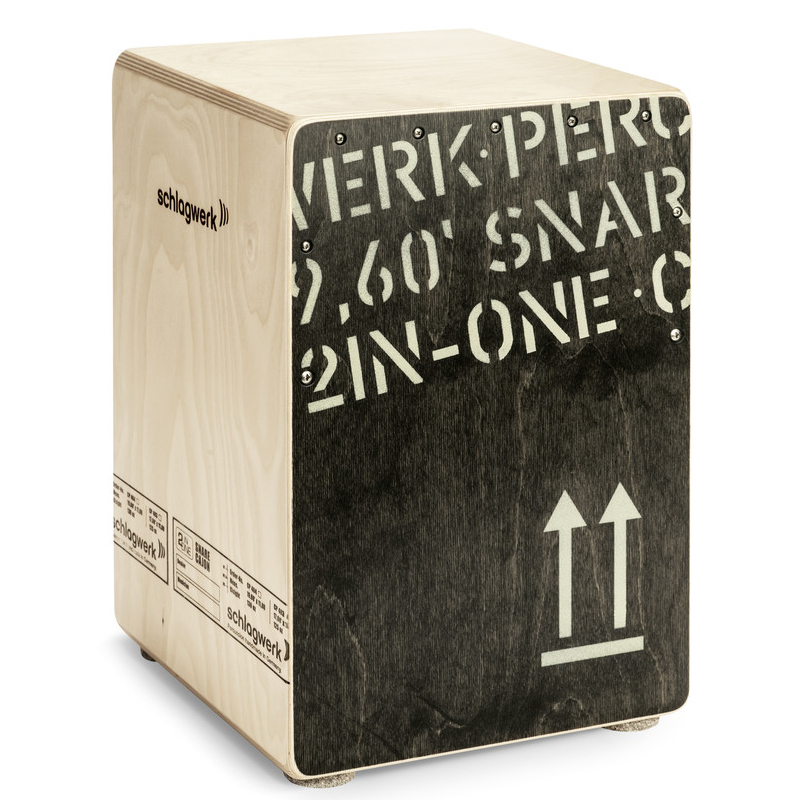 Schlagwerk Percussion SR-CP403BLK 2inOne Black Edition Medium カホン