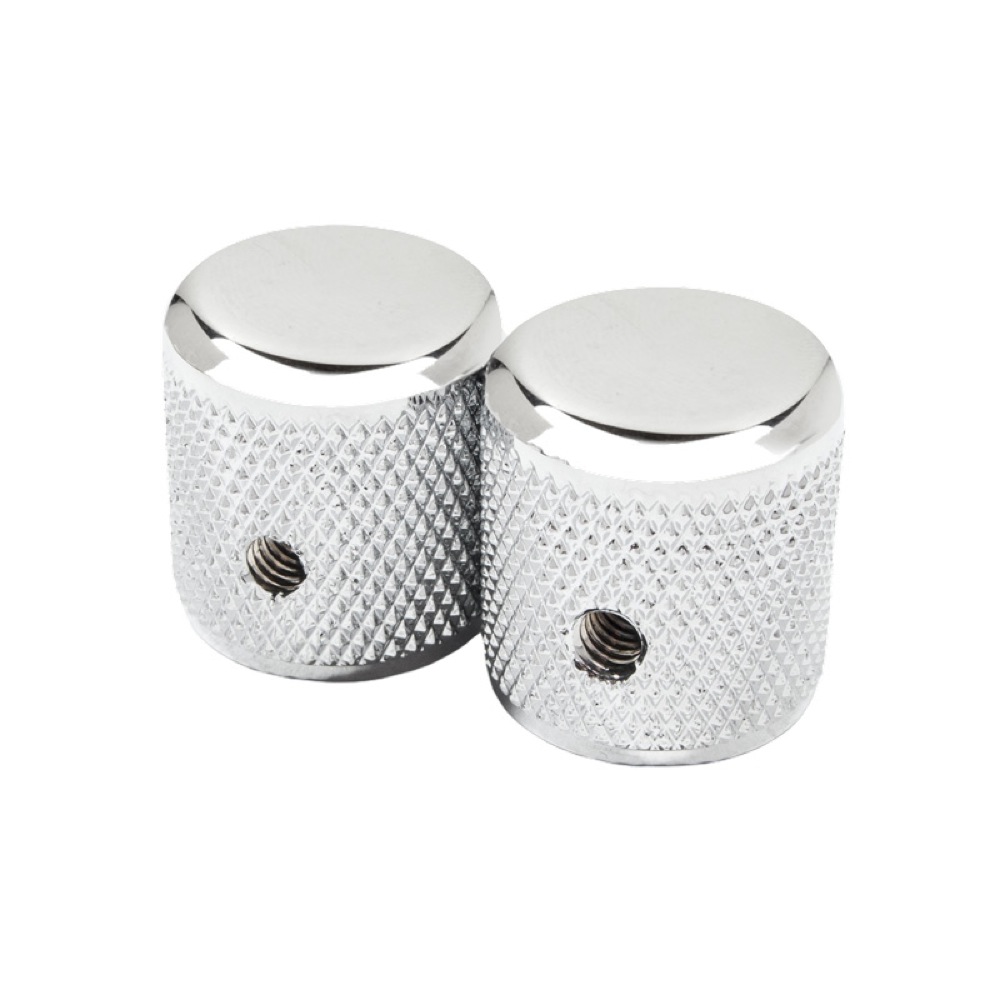 Fender Pure Vintage ’58 Telecaster Knurled Knobs Chrome フェンダー テレキャスター用コントロールノブ