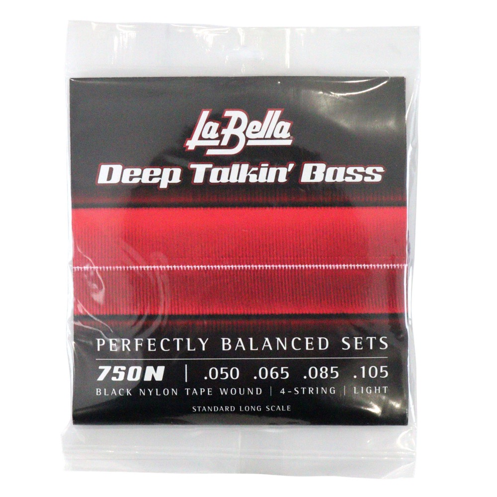La Bella 750N Black Nylon Tape Wound 50-105