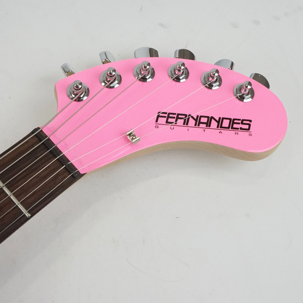 FERNANDES ZO-3 PINK ZO3ミニギター ピンク ヘッド