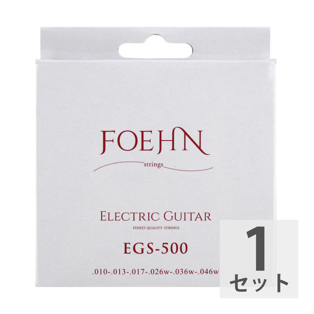 FOEHN EGS-500 Electric Guitar Strings Regular light エレキギター弦 10-46