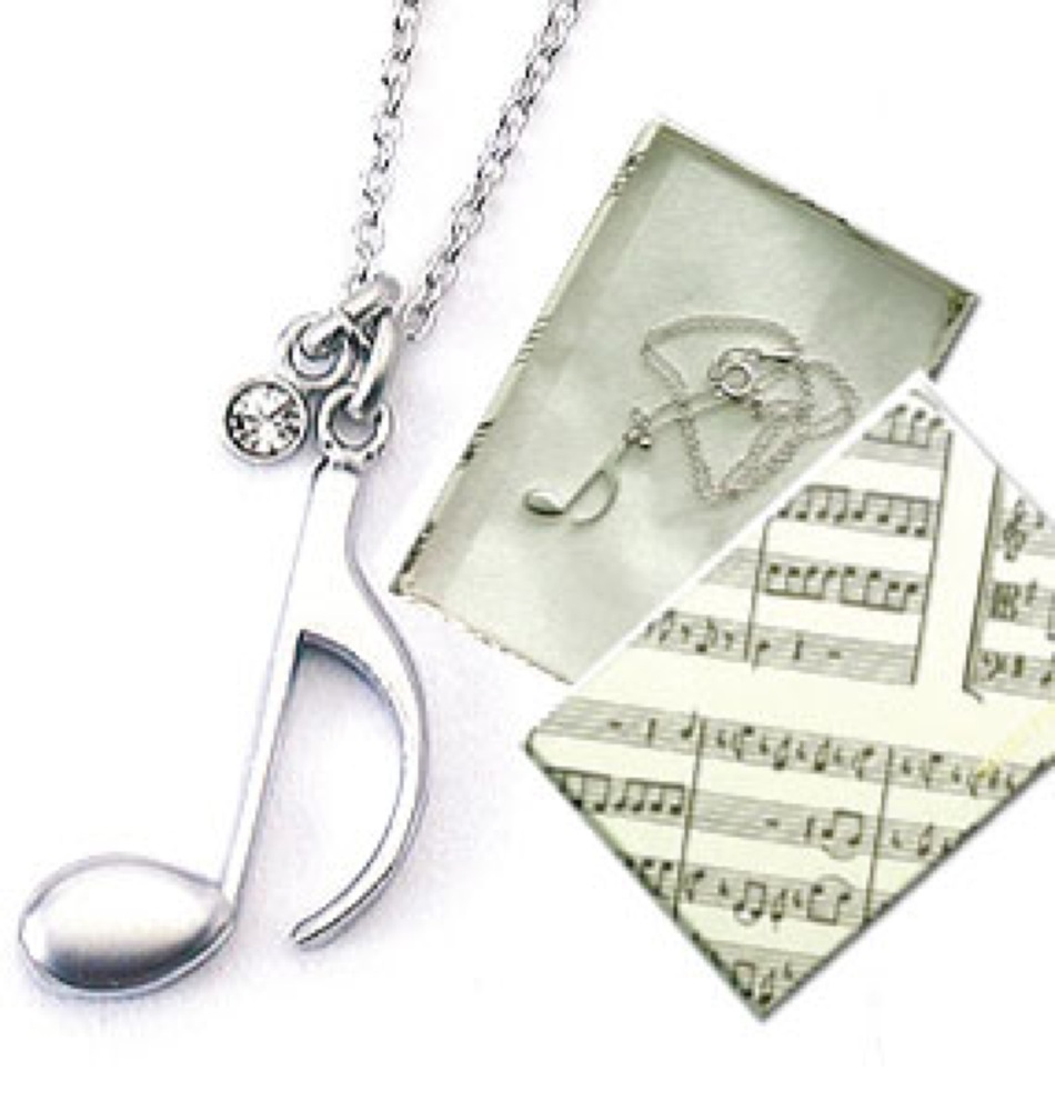 NAKANO JE30N8NS ファインネックレス 8分音符/ロジウムマット