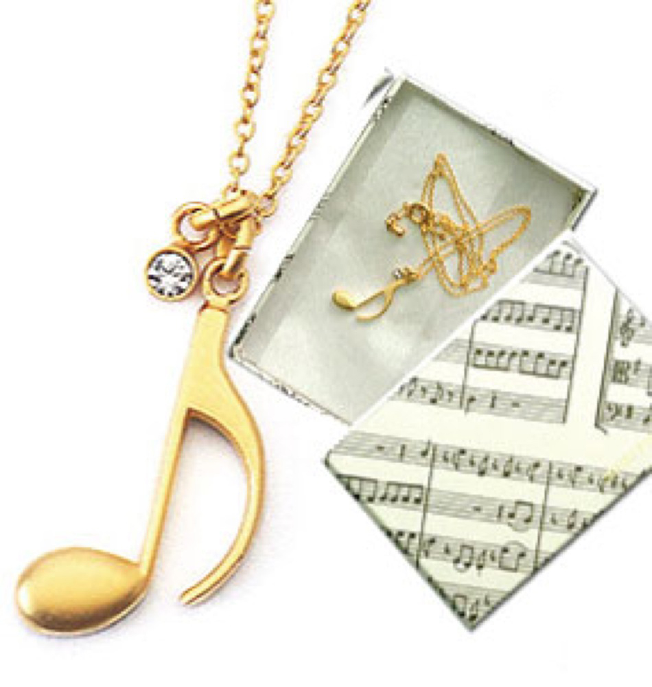 NAKANO JE30N8NYG ファインネックレス 8分音符/イエローマットゴールド