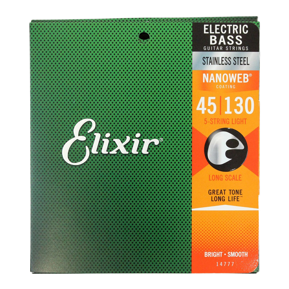 ELIXIR 14777 Stainless Steel with NANOWEB Light 5弦ベース弦