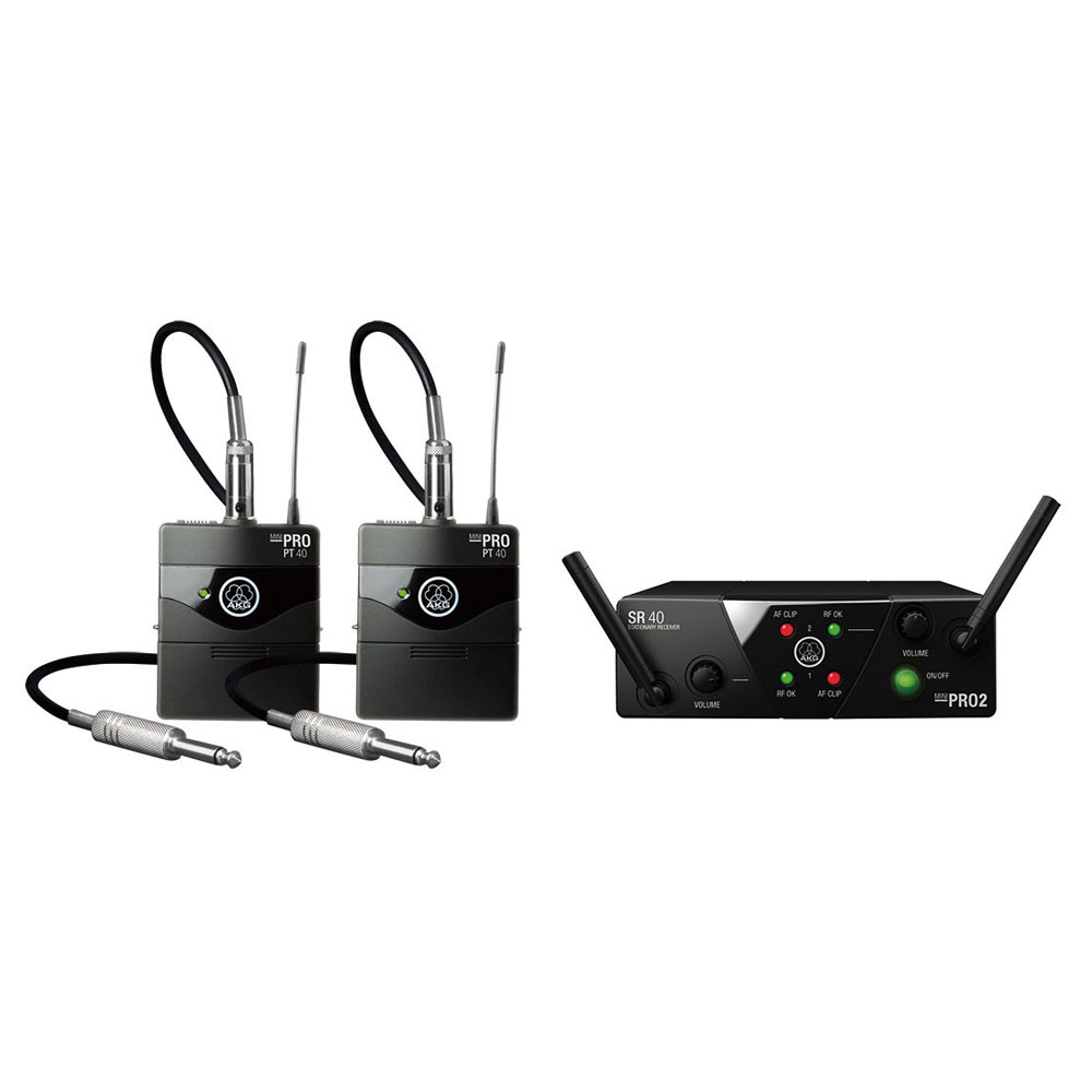 AKG WMS40 PRO MINI2 INSTRUMENTAL SET DUAL 楽器用ワイヤレス 2チャンネルモデル