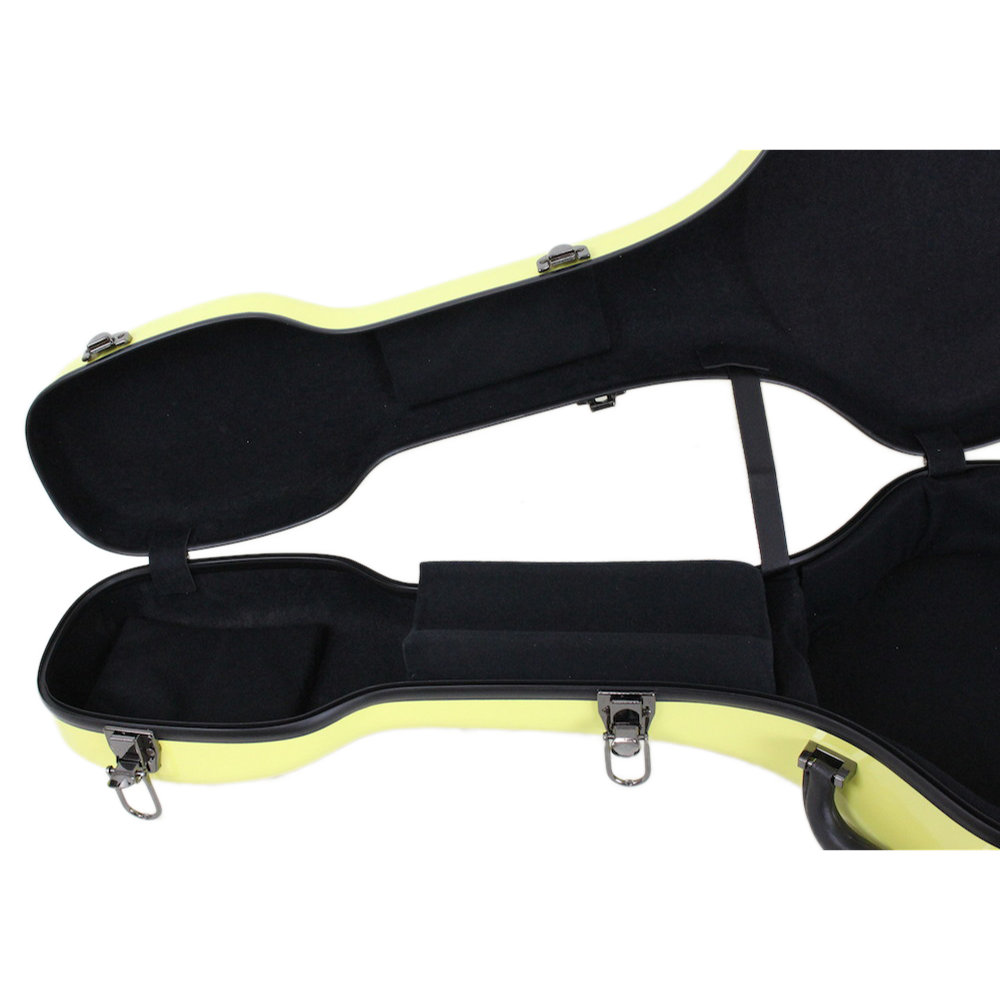 Grand Oply D-style パステルイエロー アコースティックギター用ケース ケース内部