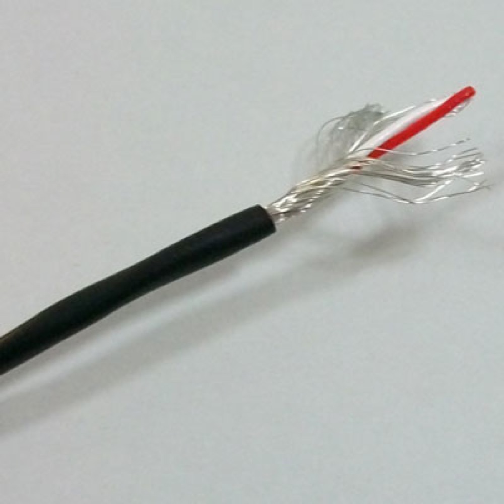 内部配線に便利な2芯シールド線です。