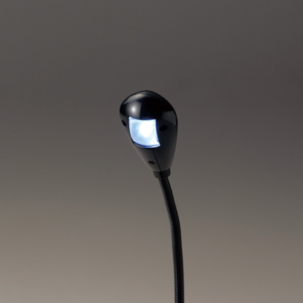 LEDライトとフレキシブルグースネック