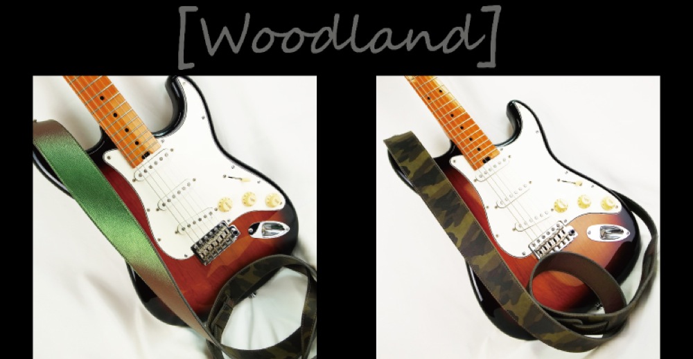 リバーシブル構造で1本で2つのデザインを楽しめるギターストラップ