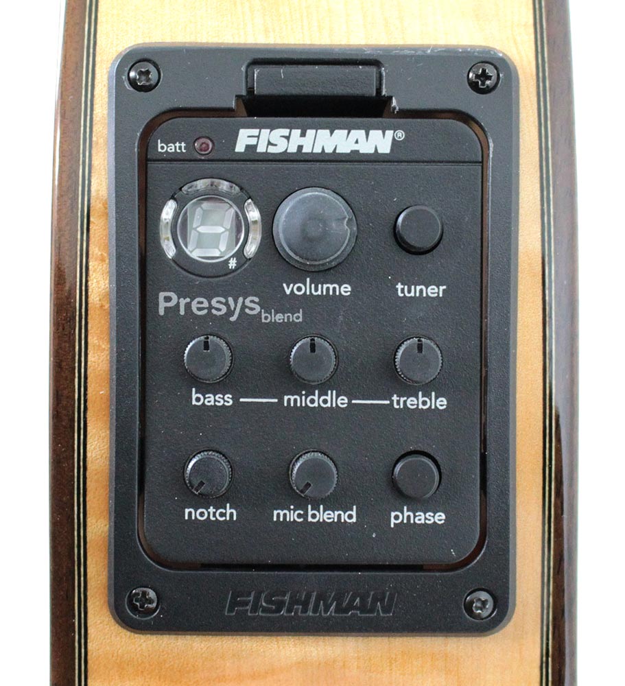 3BAND EQとチューナー内蔵のプリアンプを搭載