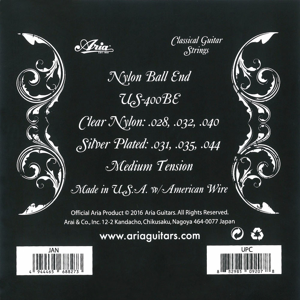 ナイロン弦、ミディアムテンション