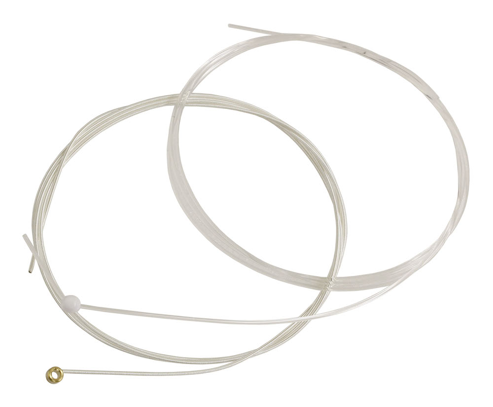 Silver Plated Wound Basses/ Clear Nylon Trebles