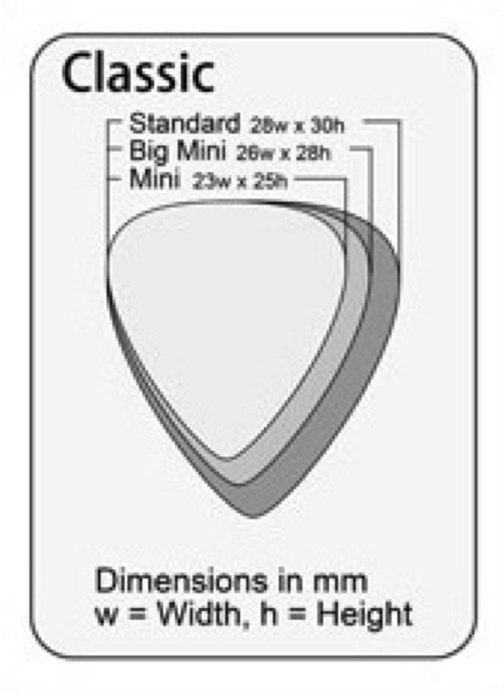 GRAVITY GUITAR PICKS Classic -Standard- GCLS3P 3.0mm Orange ギターピック