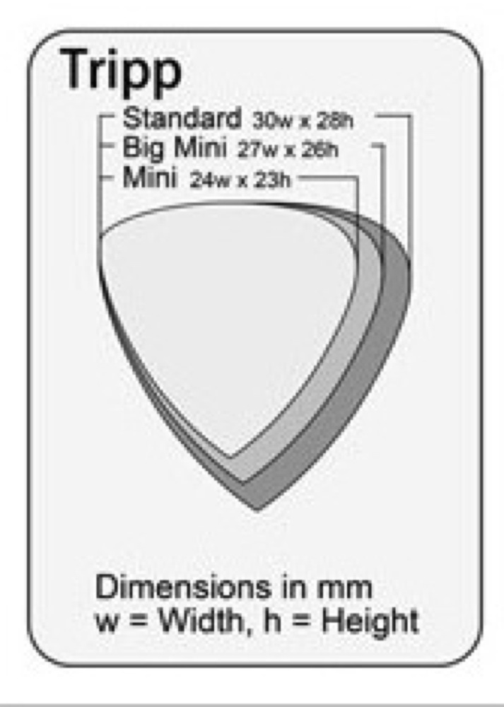 GRAVITY GUITAR PICKS Tripp -Standard Multi-Hole- GTRS2PM 2.0