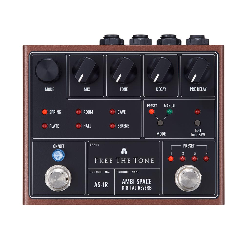 FREE THE TONE AS-1R デジタルリバーブ AMBI SPACE / AS-1R｜Products 商品紹介｜Free The Tone