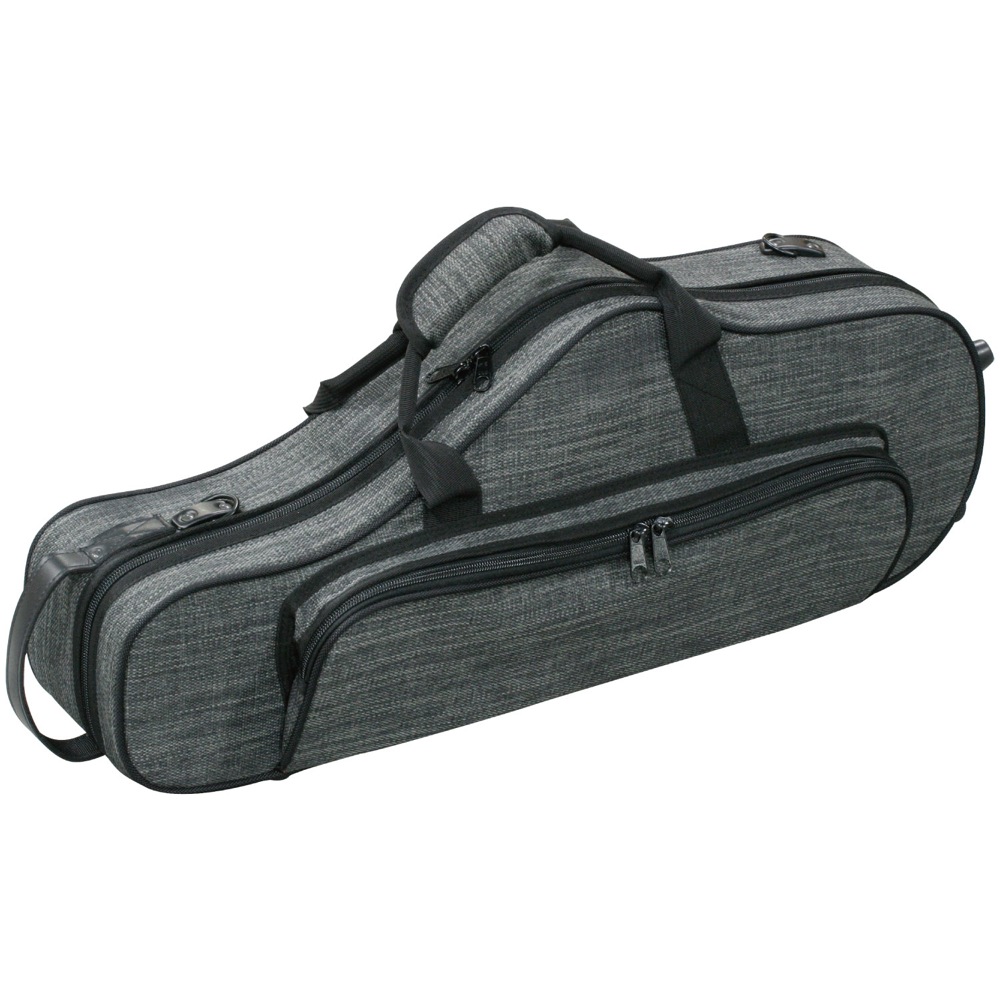 現行のSELMER、YAMAHA、YANAGISAWA のアルトサックス全機種を収納可能と機能面も充実しています。若い世代から、スーツ姿でレッスンに向かう大人の方まで幅広くご利用いただけるケースです。