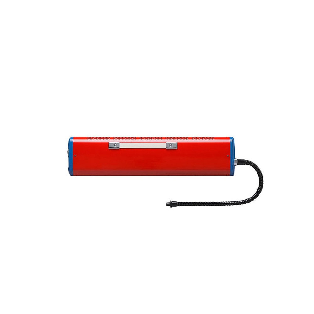 赤×青の鮮やかなカラーリングが目を惹くデザイン