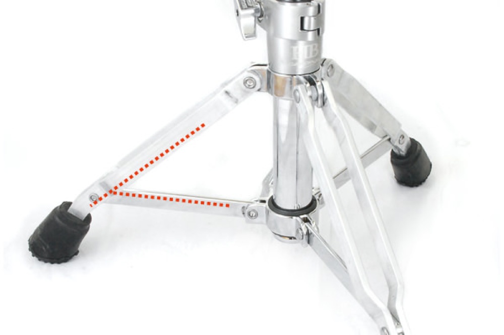 安定性を確保しながら、最低地上高440mmを実現