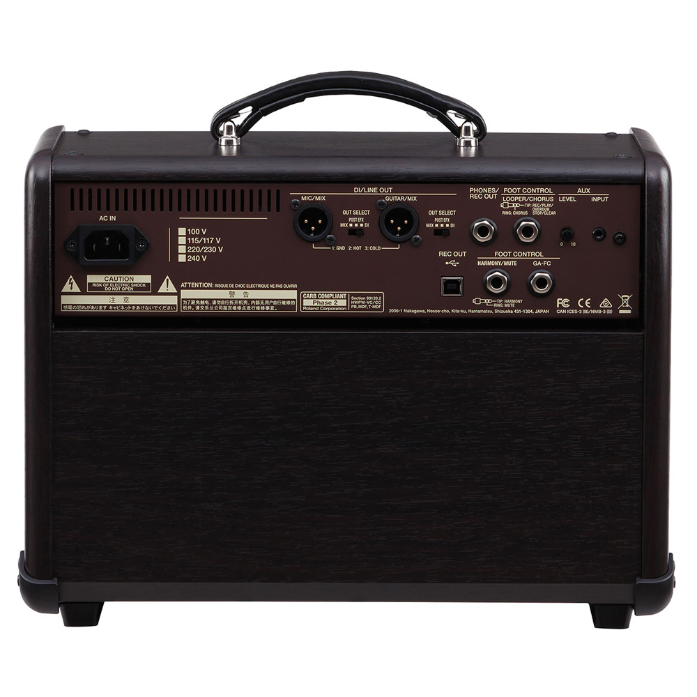 ギター・チャンネルにはアコースティック・ギター本来の自然で豊かな鳴りを取り戻すAcoustic Resonance 機能を搭載。