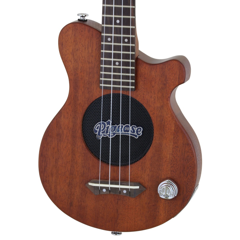 スピーカー内蔵のソリッド・コンサートウクレレ